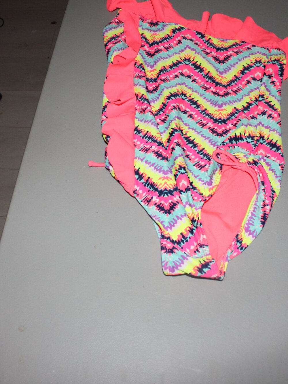 Multi Color 1 Pcs Justice Swimsuit Size 14